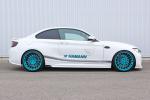 BMW M2 Coupe on Blue Wheels by Hamann 2016 года